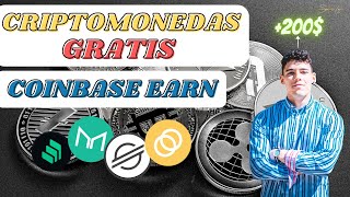 📲GANA 200 CON COINBASE EARN  TOTALMENTE GRATIS Y CIERTO ✅ [upl. by Rehpotsyrk]