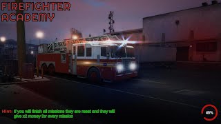 Firefighter Simulator 911  Car fire truck driver Tutorial Gameplay PS4 [upl. by Namhcan837]