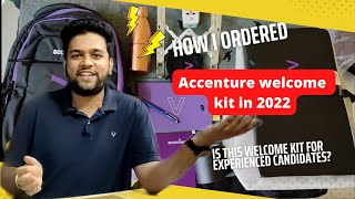 How i ordered   My Accenture Welcome Kit  Unboxing Accenture welcome kit 2022 [upl. by Notsreik47]