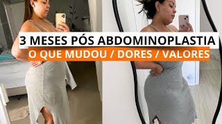 3 MESES PÓS ABDOMINOPLASTIA  DORES  SEXO PÓS 90 DIAS PÓS CIRURGIA  VALORES [upl. by Mackie]