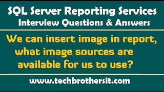 We can insert image in report  what image sources are available for us to use in SSRS Report [upl. by Airdnala]