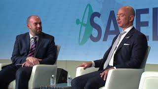 Watch Jeff Bezos Keynote at SATELLITE [upl. by Terchie]