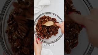 EASY Cinnamon Pecans Recipe [upl. by Files]