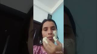 Oily Face Cleanup Home ytshorts short cleanup facial karunatiwari explore explorepage short [upl. by Maxfield857]