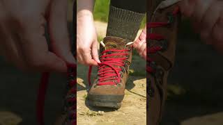 Knellende tenen Rijg je veters zo 👆 hiking veters vetertechniek wandelschoenen [upl. by Kimberli]