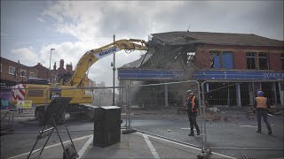 Blackpool Hartes Store Demolition Starts [upl. by Wu]