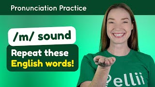 Practicing m – English Pronunciation Lesson Part 2 [upl. by Rihana]