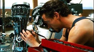 Iron Man  Making the Mark II Armor  First Test Scene  Iron Man 2008 Movie CLIP HD [upl. by Jalbert347]