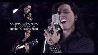 Sword Art Online Medley  IgniteCrossing Field Jap  Metal Cover Paulo Cuevas  ソードアート・オンライン [upl. by Cissiee]