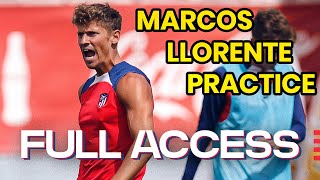 FULL ACCESS  Un entrenamiento con Marcos Llorente 💪 [upl. by Merrie]