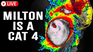 Major Hurricane Update Miltons 8 Hours Until Catastrophic Impacts with LIVE Cameras [upl. by Yelnoc]