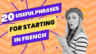 20 useful phrases in French [upl. by Ardnohsed]