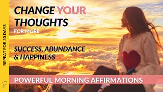 Powerful Positive Daily Affirmations to Attract Success Abundance and Happiness [upl. by Mesics]