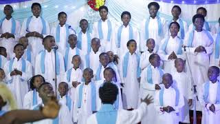 MARIYA MUBYEYI WA YEZU PERFORMED BY CHORALE MARIE REINE JUNIOR [upl. by Nerua]