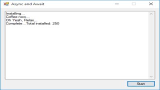 C Tutorial  Async Await CNET Winforms Application  FoxLearn [upl. by Novoj]