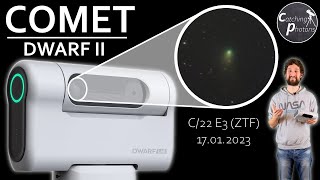 Capturing Comet C22 E3 ZTF using DWARF 2  smart telescope [upl. by Brenton]