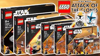 The ULTIMATE LEGO Star Wars Episode 2 Attack of the Clones  Geonosis Wave [upl. by Einram689]