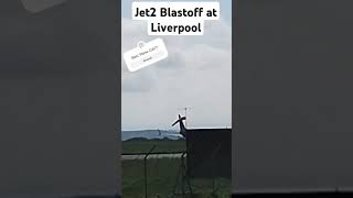 Jet2 blastoff jet aviation jetjet airport planespotting jetblast landing jetpilot takeoff [upl. by Epuladaug]