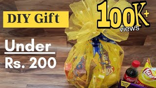 DIY Gift Basket under Rs200  DIY Diwali Gift ideas Last minute DIY gift ideas [upl. by Quint]