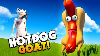 I Became a HOTDOG Goat in the Multiverse  Goat Simulator 3 DLC [upl. by Stucker]