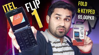 World First Fold  Keyped Phone in 6500PKR  Reality Of Itel Flip 1 Unboxing [upl. by Farleigh]