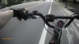 Analog rpm tachometer on motorized bike [upl. by Aisac]