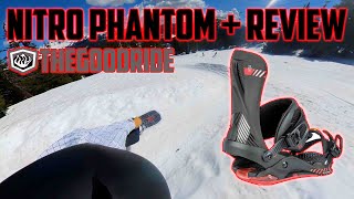 Nitro Phantom  2024 Snowboard Binding Review [upl. by Eiramadnil]