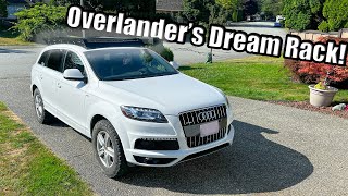 Q7 Eurowise Modular Roof Rack Install  Make your Audi full OVERLAND spec [upl. by Sregor]