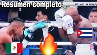 Resumen de la pelea Yordenis Ugás vs Mario Barrios pelea completa Figth Ugás vs Barrios [upl. by Thaine]