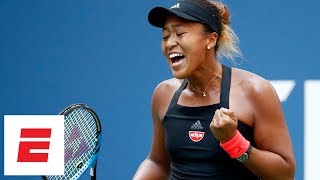 2018 US Open highlights Naomi Osaka routs Lesia Tsurenko to reach semis  ESPN [upl. by Atkinson529]