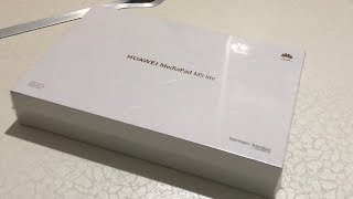 Huawei Mediapad M5 Lite Tablet  Unboxing HD [upl. by Naujuj803]