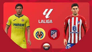 Villarreal X Atletico de Madrid  La Liga  4K  PS5™ [upl. by Nnaasil513]