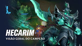 Visão geral do Campeão Hecarim  Mecânica de jogo – League of Legends Wild Rift [upl. by Addia]