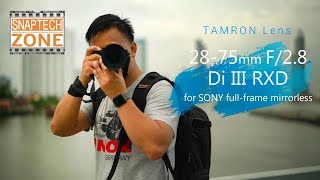 รีวิวเลนส์ Tamron 2875mm f28 Di III RXD SnapTech Review EP38 [upl. by Flan]