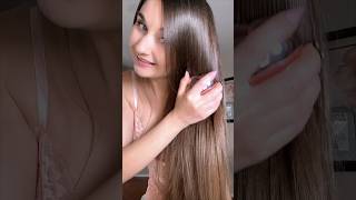 Triggering ASMR moment with new hair brush and my long hair asmr hairplay asmrhairbrushing [upl. by Thomson]