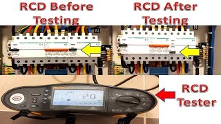 RCD Testing  How to check Residual Current Device  Fluke Multifunction Tester  RCD Test [upl. by Alleon97]