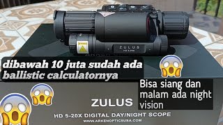 Unboxing teleskop Arken Zulus 520 LRF daynight scope ballistic masuk Indonesia [upl. by Niajneb]