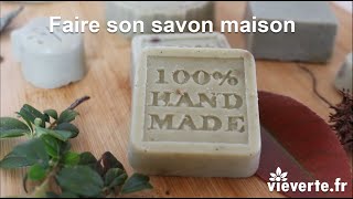 DIY fabriquer un savon maison en saponification froid [upl. by Severen]