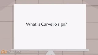 What is Carvello sign [upl. by Dnumde468]