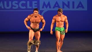 Musclemania Asia 2017  Hwang Chul Soon amp Terrence Teo Pose Down [upl. by Nilcaj]