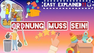 Ordnung Muss Sein LearnGermanwithFun29 Easy Explanation [upl. by Hayyim512]