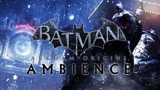 Batman Arkham Ambience  Arkham Origins One Hour Christmas Ambient [upl. by Ennayelsel622]