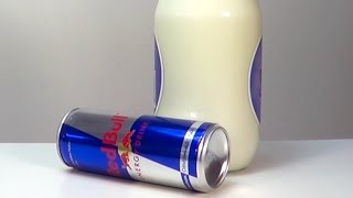 Red Bull and Milk Experiment [upl. by Alleiram128]