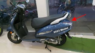 HONDA ACTIVA 125 BS6 2023 NEW MODEL Detailed Review With New Price New Change  Activa125 Blue [upl. by Airrehs682]