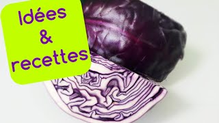 Recettes faciles et comment cuisiner le CHOU ROUGE [upl. by Oicnedurp]