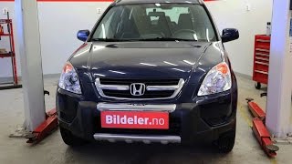 Honda CRV II Hvordan bytte hovedlykter Halogen  2002 til 2006 mod 2 gen [upl. by Namsu618]