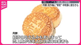 【中秋節】伝統菓子「月餅」売り場に“異変” 中国 [upl. by Locklin]