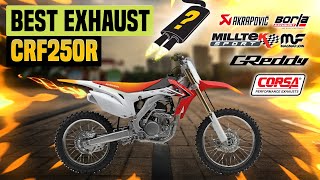 Honda CRF250R Exhaust Sound 🔥 YoshimuraFMFAkrapovicReviewModsUpgradeGPRPro CircuitRocket [upl. by Aicissej]