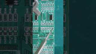 Solder SMD components  Solder capacitors on soldering practice board [upl. by Notsgnik]