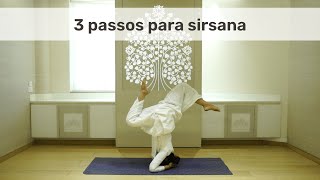 3 passos para sirsana pino  SRMD Yoga  SRMD Portuguese [upl. by Borlow]